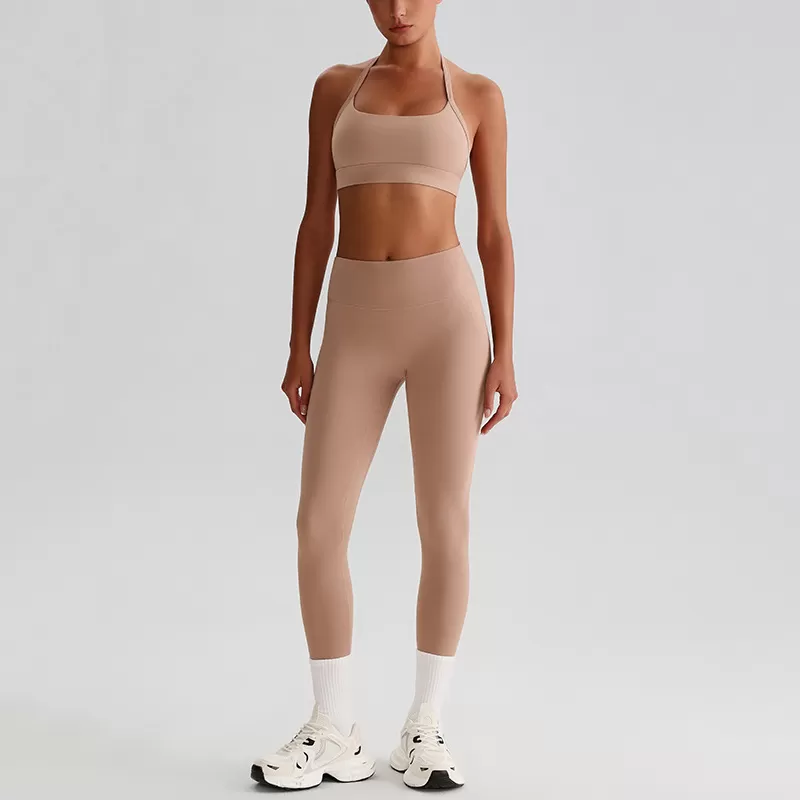 Women's Compression Fitness Legging and Bra Sports Yoga 2 Pieces Sets FGBTZ0120