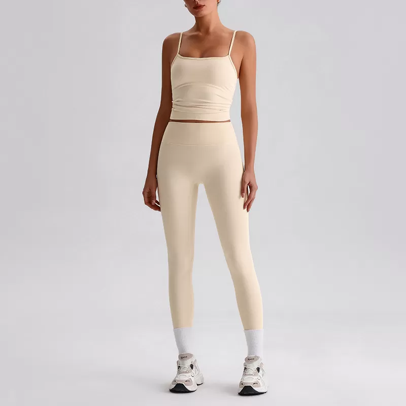 Women's Fitness Outfit Leggings And Singlet Yoga Set FGBTZ0132