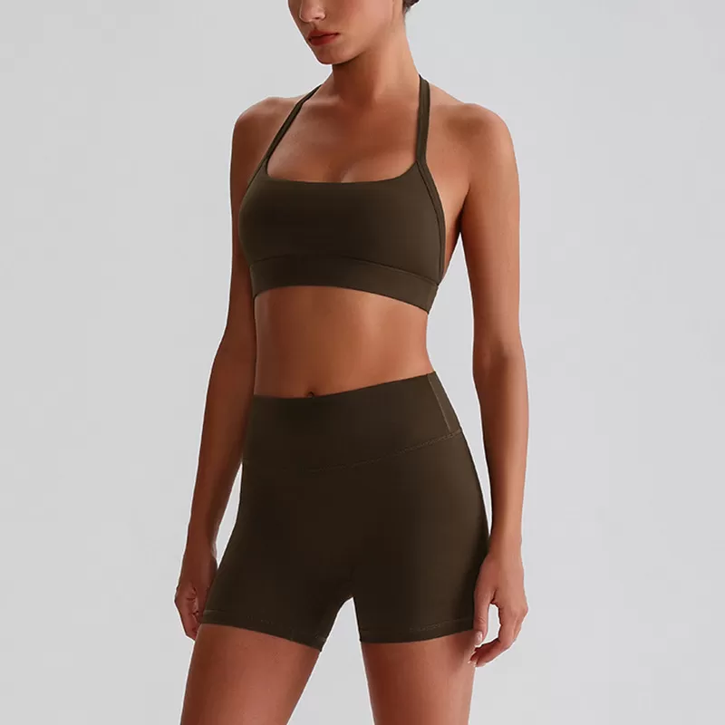 New Buttery Soft Four Way Stretchy Slim Fit Sports Yoga Set  FGBTZ0320