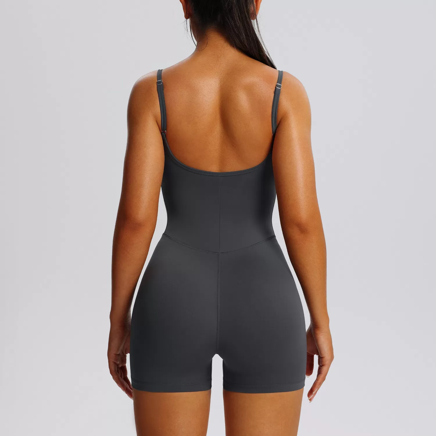 Women's Quick Dry Casual Tight Open Back Bodyshaper Jumpsuits FGBF237