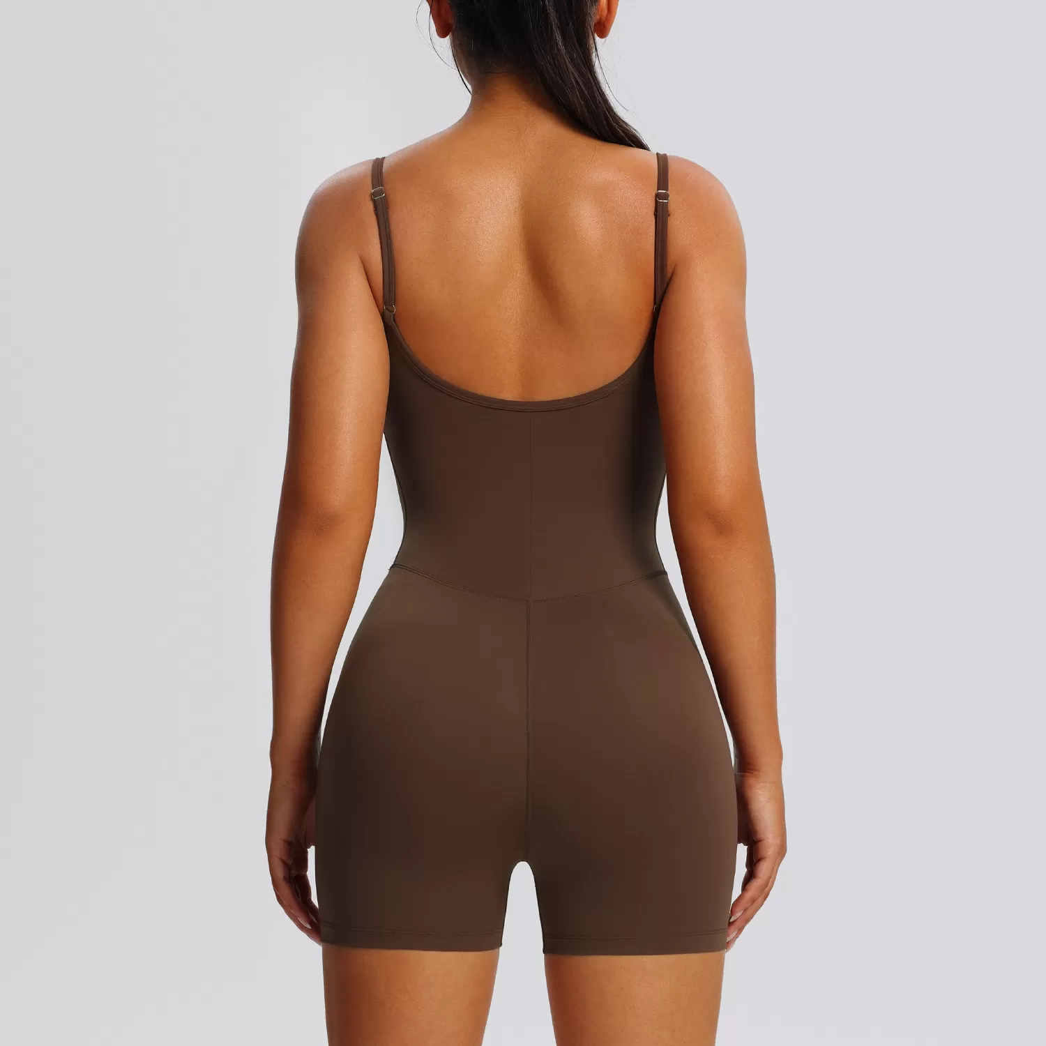 Women's Quick Dry Casual Tight Open Back Bodyshaper Jumpsuits FGBF237