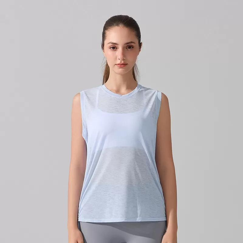 Women's Workout Sleeveless Gym Fitness Breathable Quick Drying Yoga Vest FGBYB395