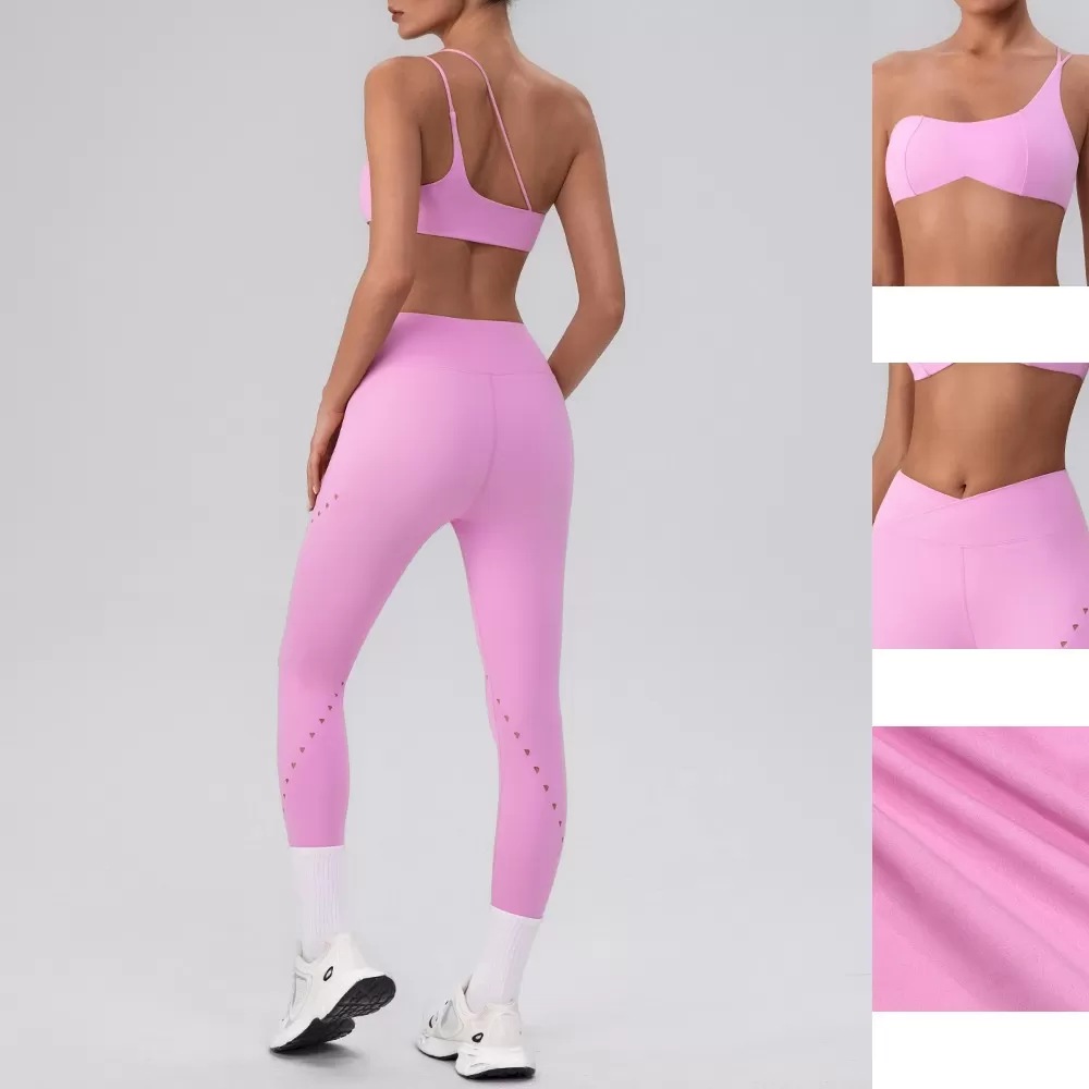 Women's Workout Suit With Sports Bra Shorts Leggings Yoga Sets  FGBYW548+KW423-YW548+KW425