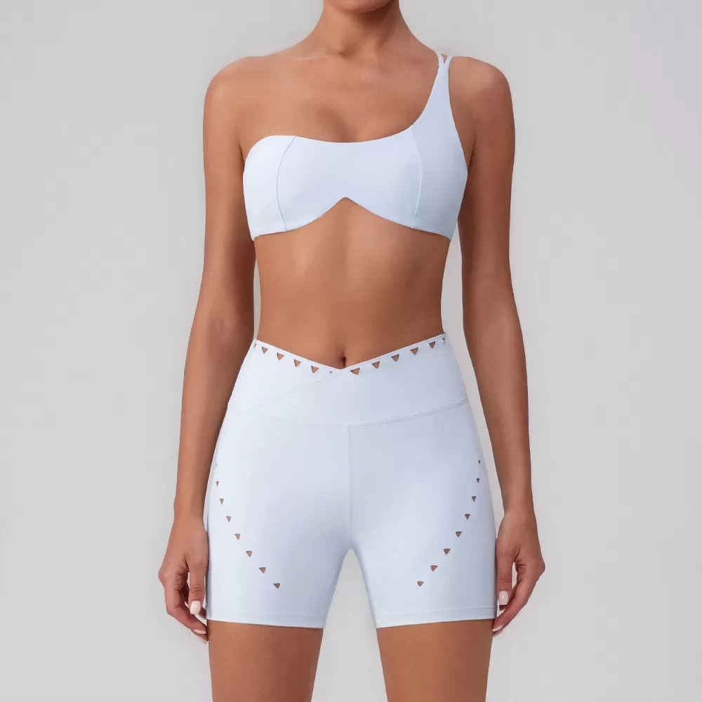 Women's Workout Suit With Sports Bra Shorts Leggings Yoga Sets  FGBYW548+KW423-YW548+KW425