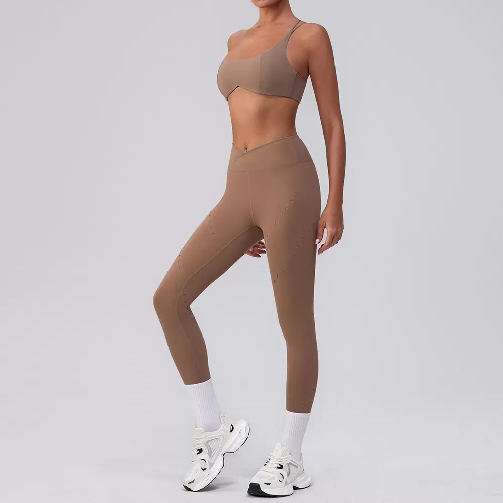 Women's Workout Suit With Sports Bra Shorts Leggings Yoga Sets  FGBYW548+KW423-YW548+KW425