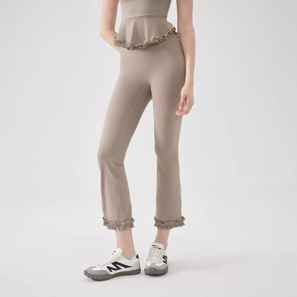 Women's Yoga Leggings With Lace FGBCK3275
