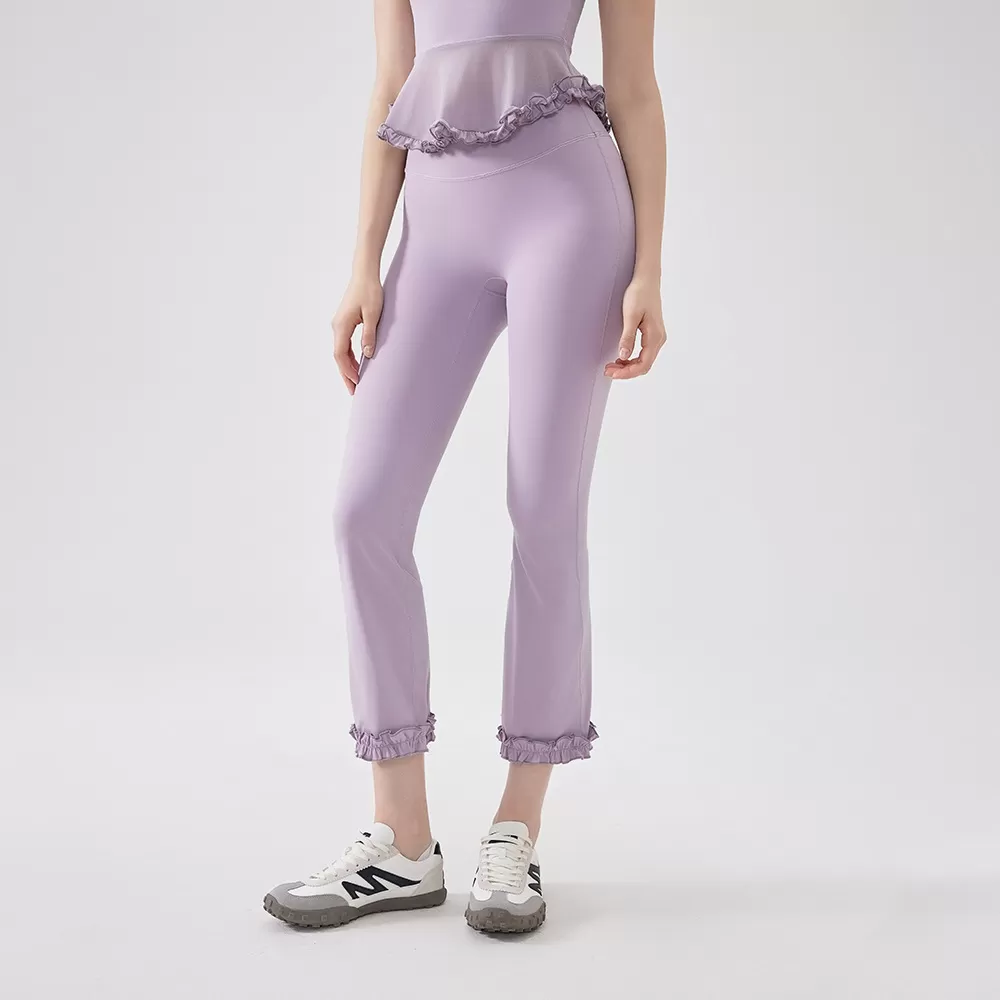 Women's Yoga Leggings With Lace FGBCK3275