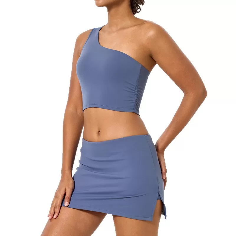 Breathable Outdoor Sportswear Women Two Piece Tennis Set  FGBKD245WCB102+KD235WCS202