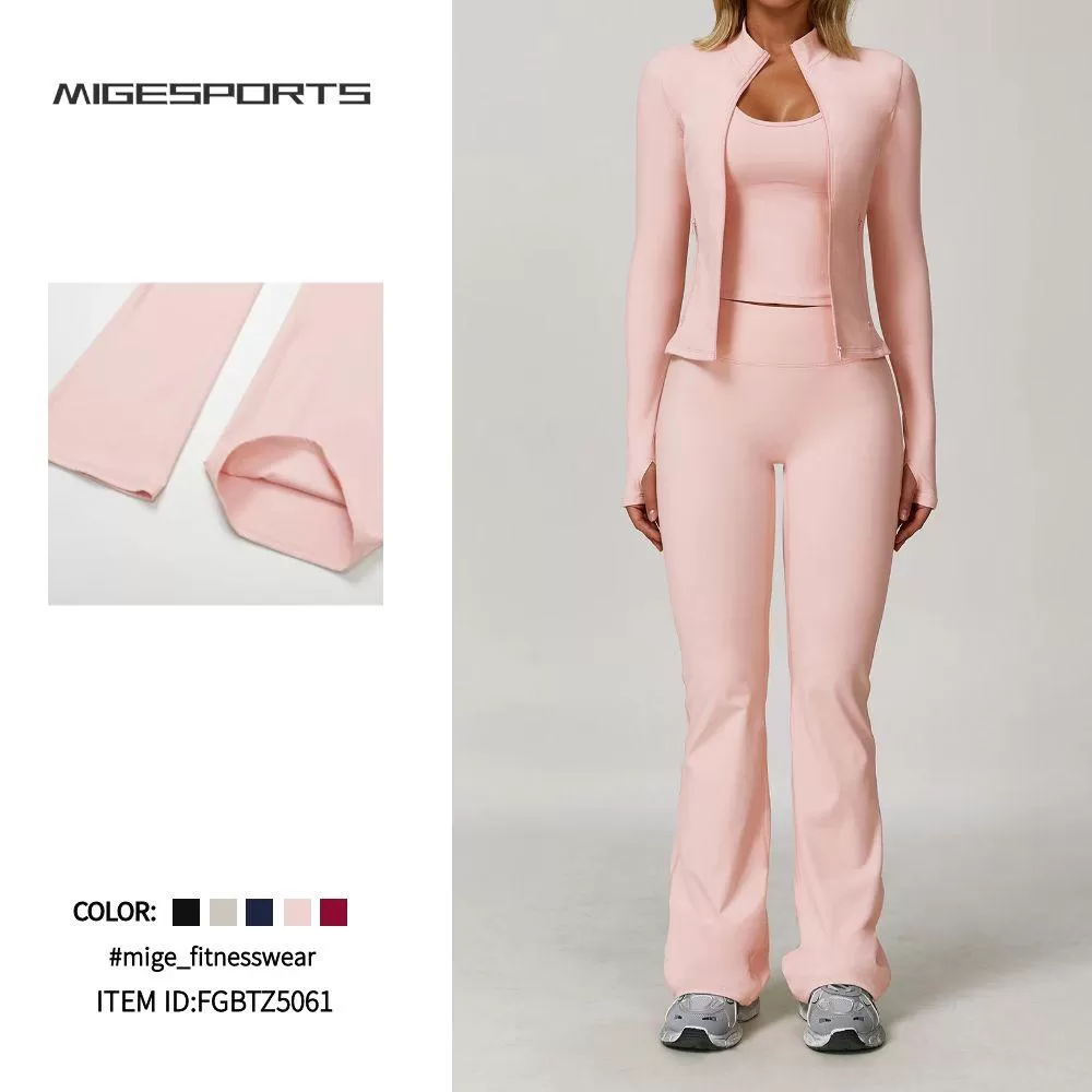 Women's 5 Pieces Cropped Sweatshirts Set FGBTZ5061