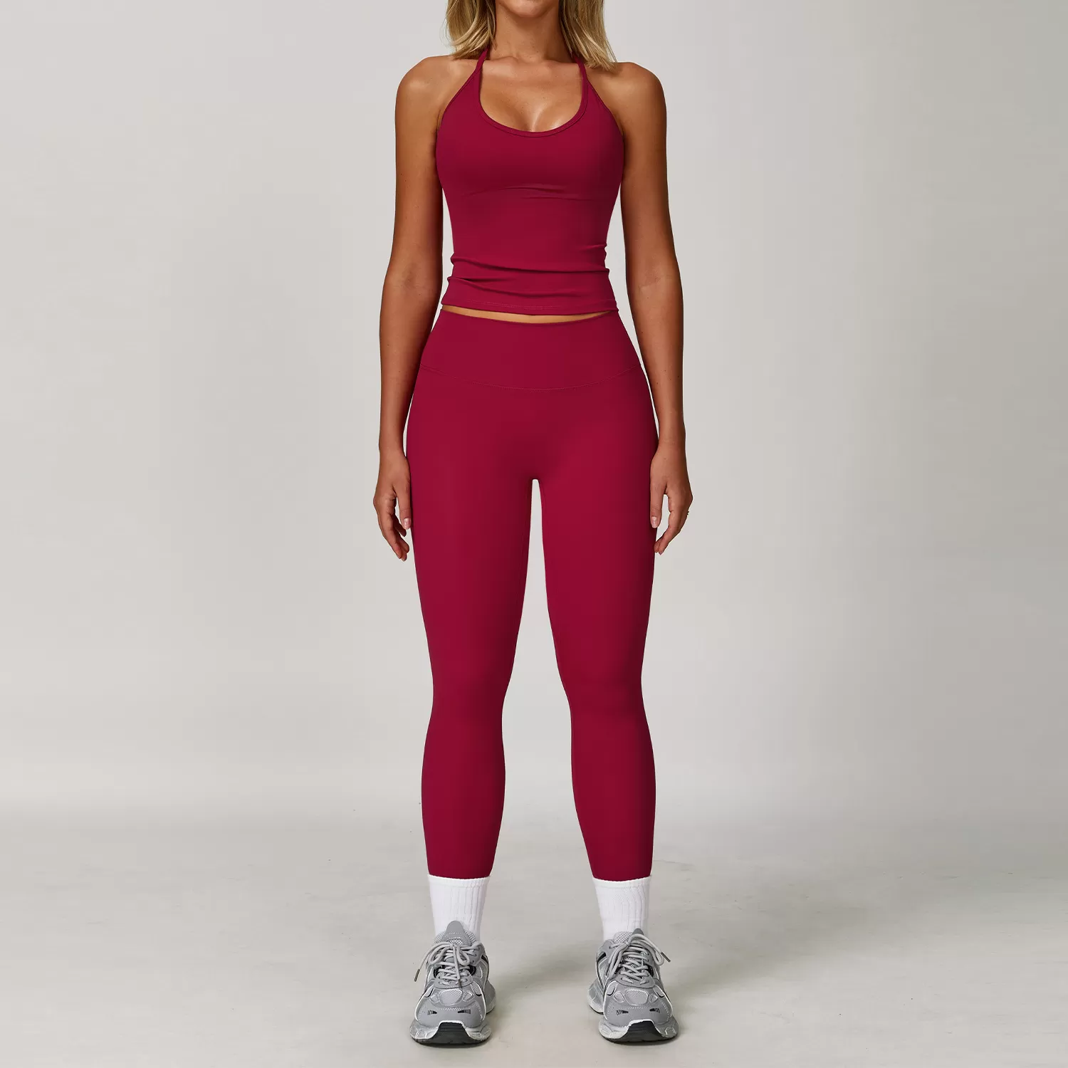 Women's Gym Set Quick Dry Fitness Outdoor 6 Piece Yoga Set FGBTZ8791