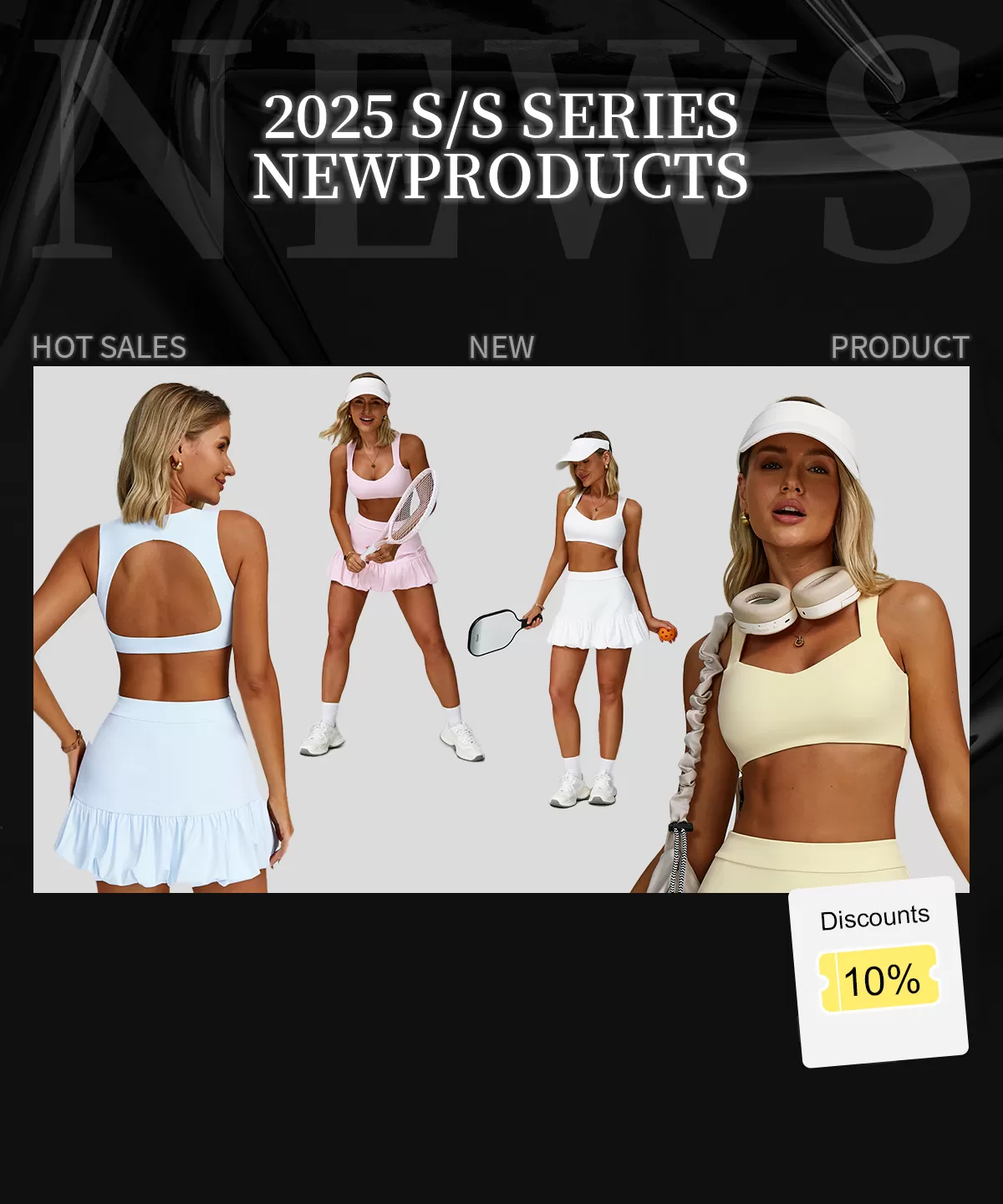 2025 Spring/Summer Launch: Tennis Skirt Set FGBTZ9305