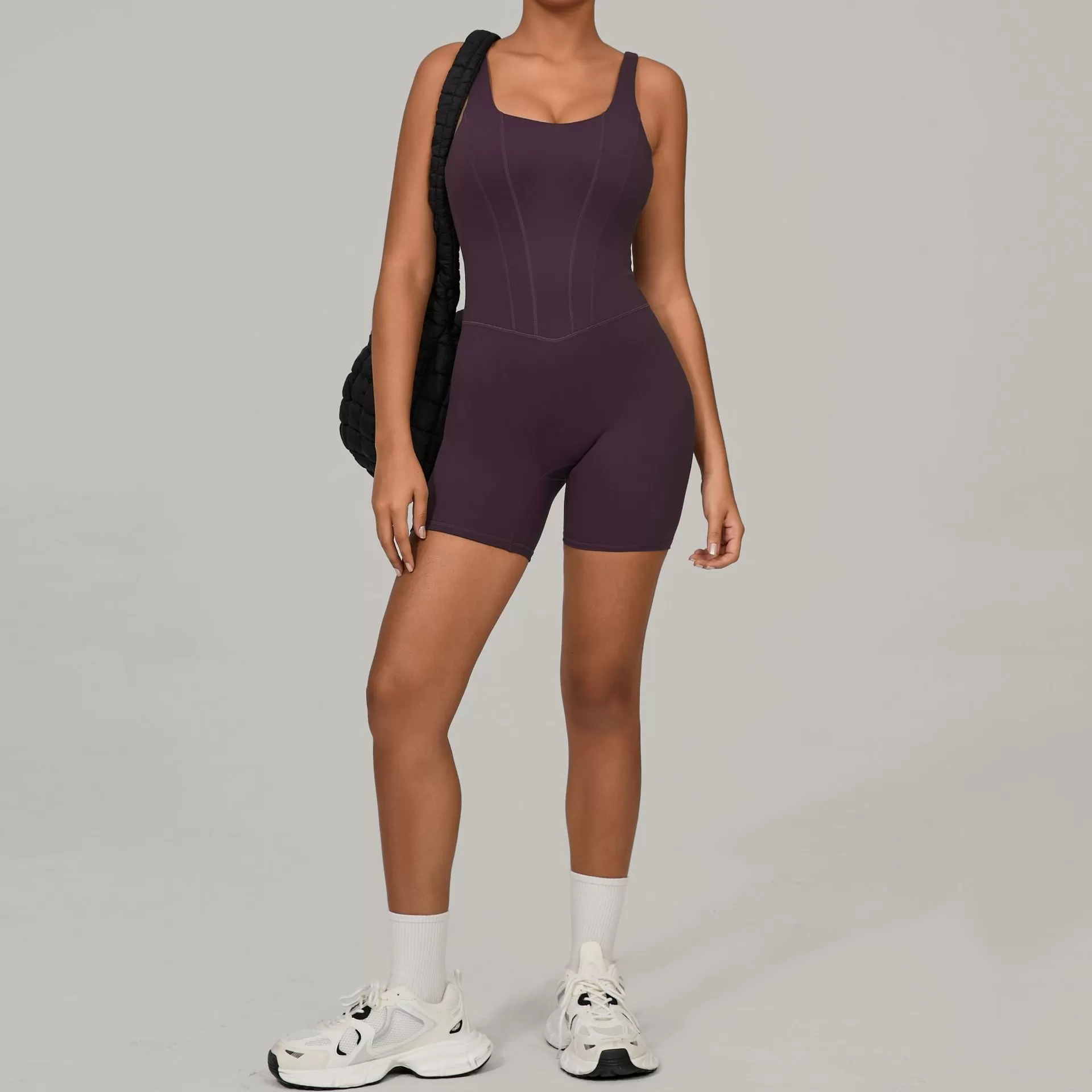 Backless Romper Open Back Yoga Jumpsuits FGB1410