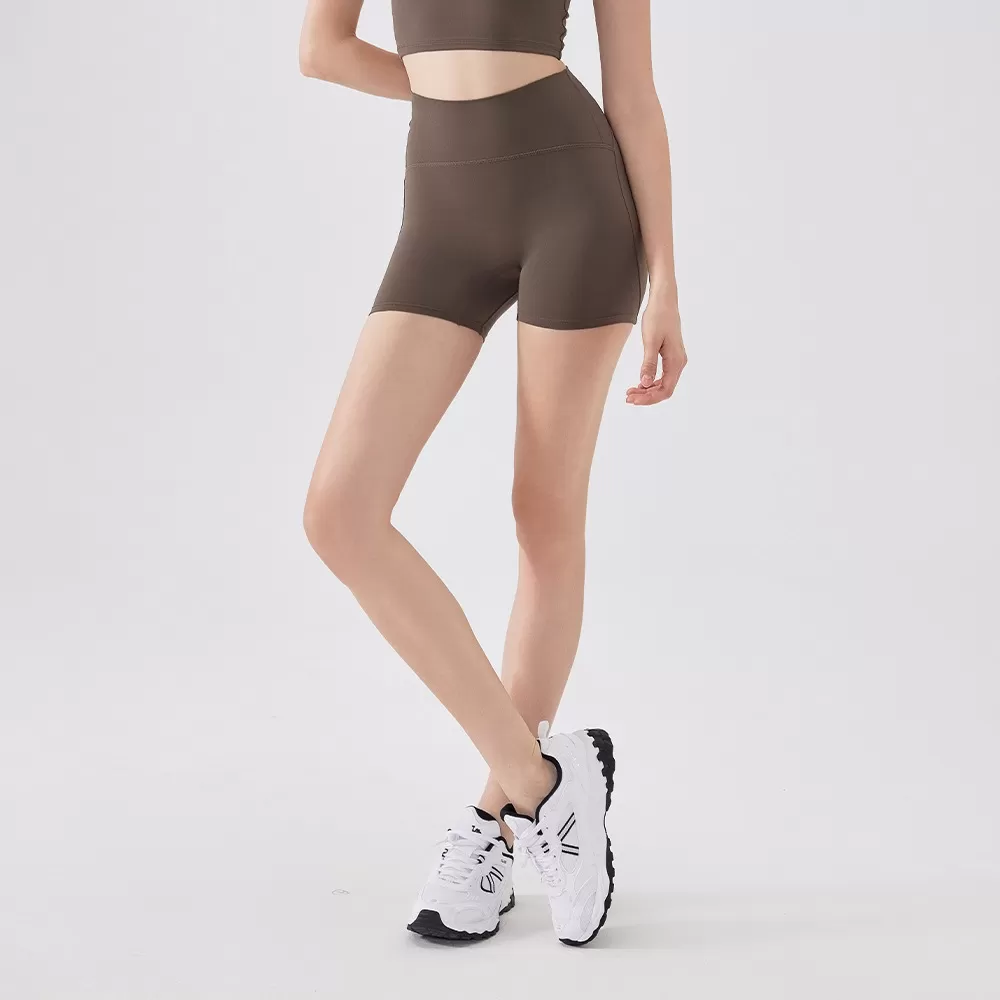 Women Gym Fitness High Waist Yoga Shorts FGBDK3282