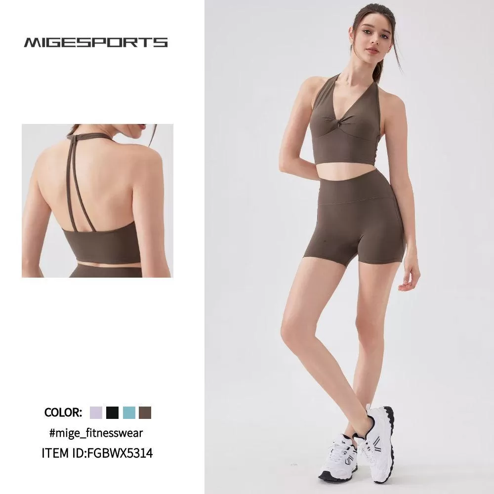 Women's T Shape Back Sports Bra FGBWX5314
