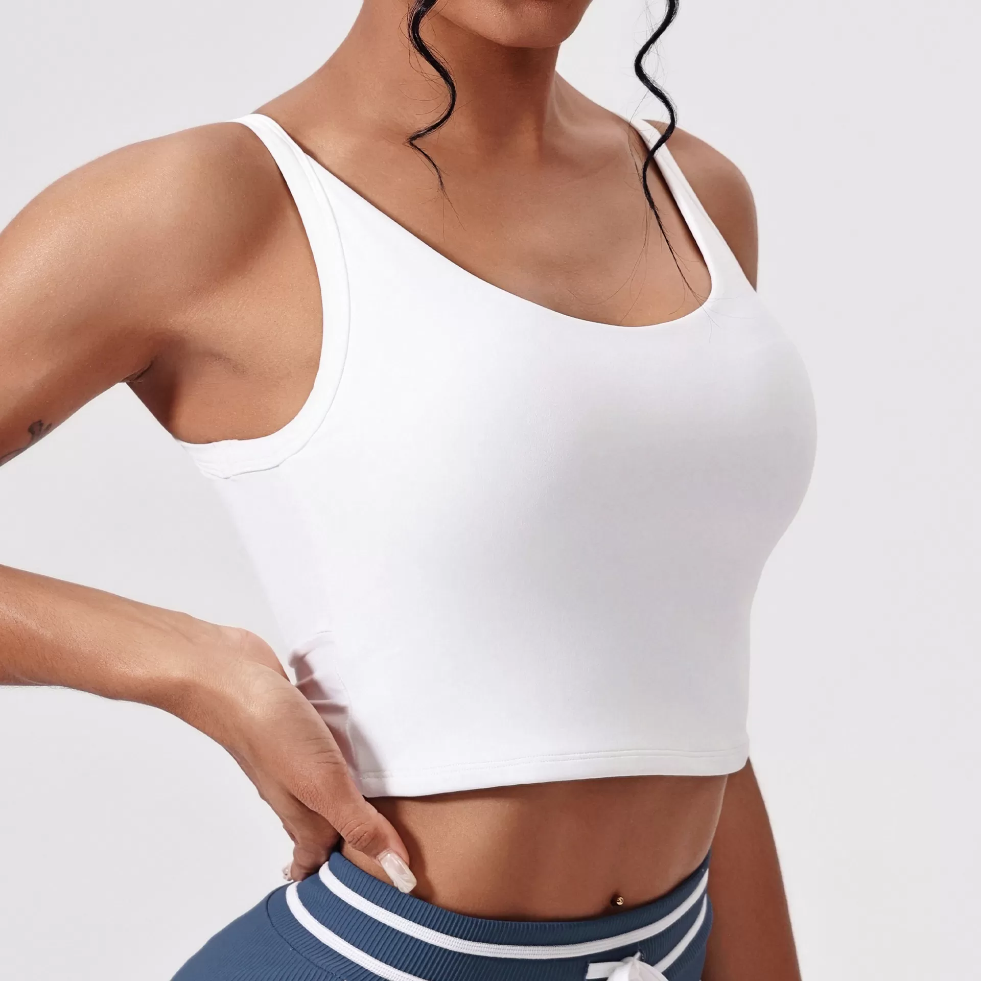 Women's Removable Padded Tank Tops Slim Fitted Bra FGBWX5463