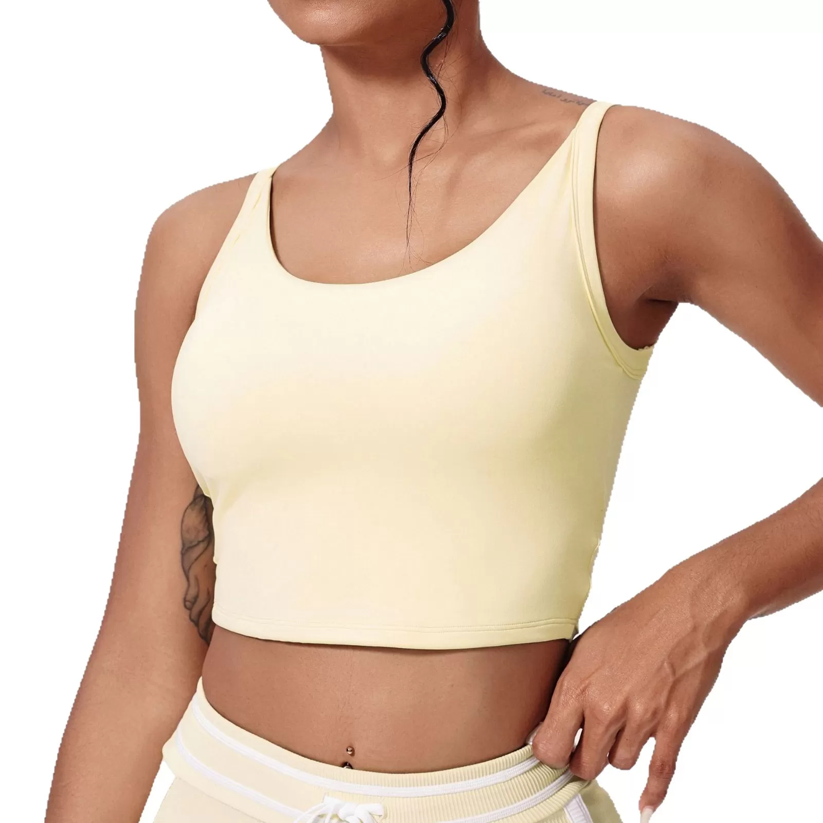 Women's Removable Padded Tank Tops Slim Fitted Bra FGBWX5463