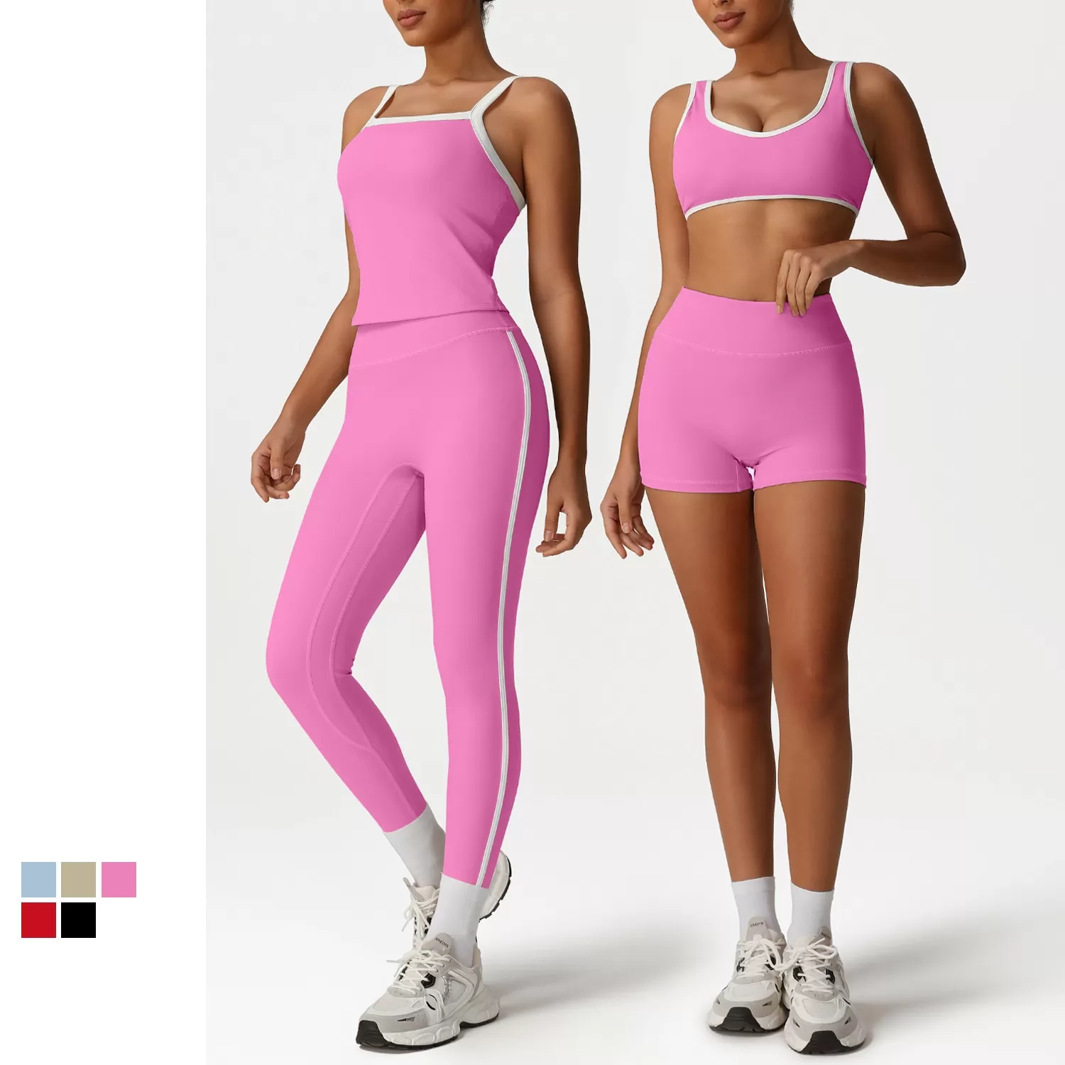 5 Piece Set Fitness Clothing Sportswear Gym Set FGBSM2527