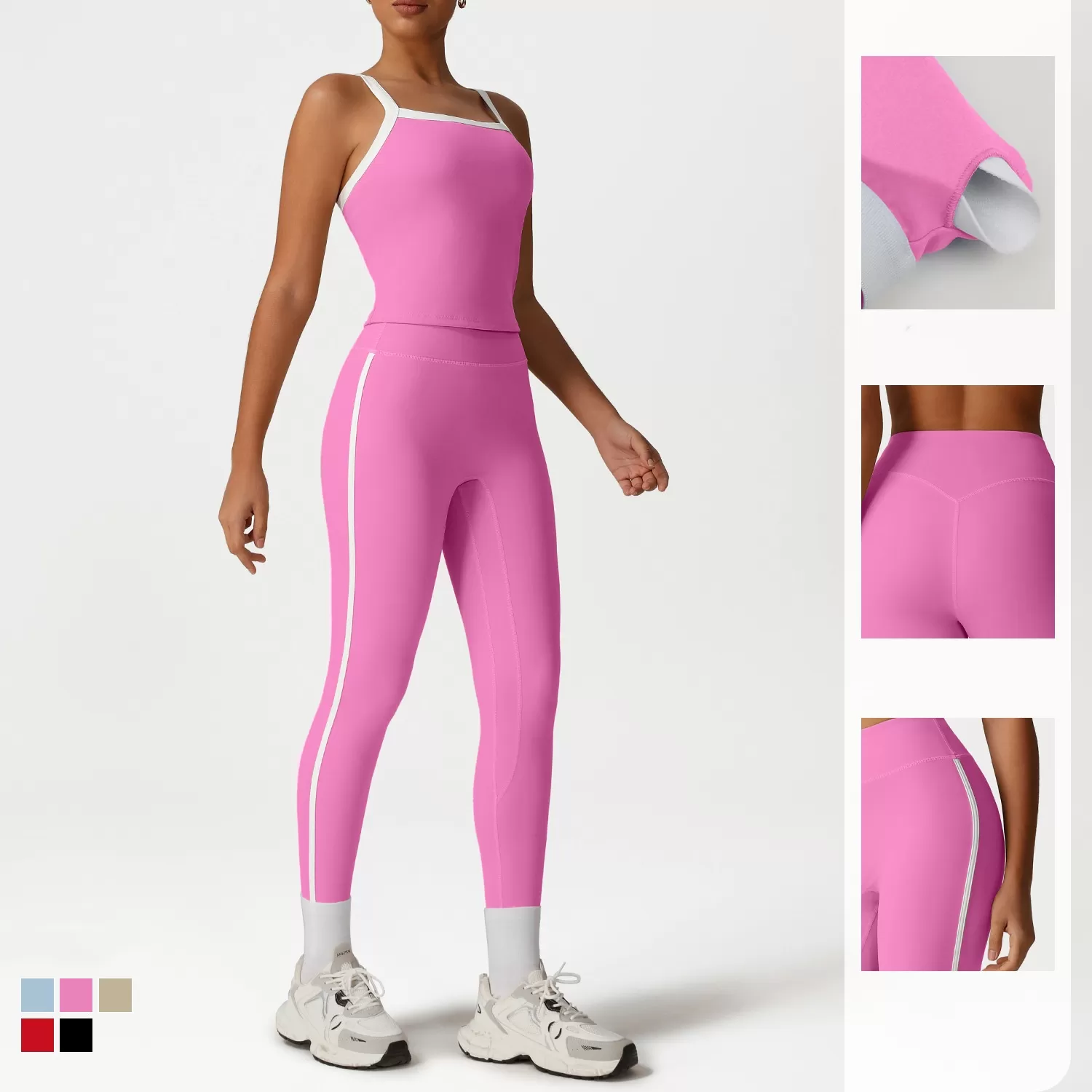 5 Piece Set Fitness Clothing Sportswear Gym Set FGBSM2527