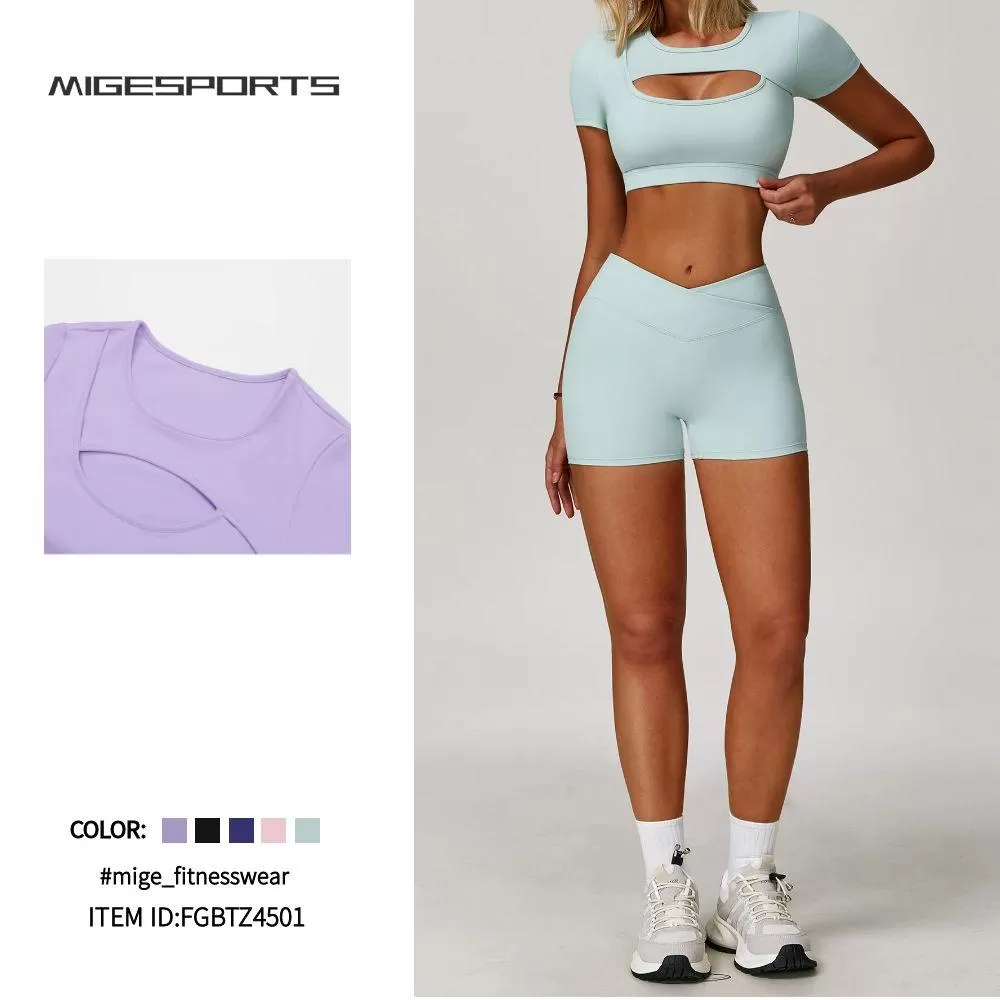 Women Sports Bra Skirts Fitness Workout Leggings Shorts 7 Piece Yoga Sets FGBTZ4501