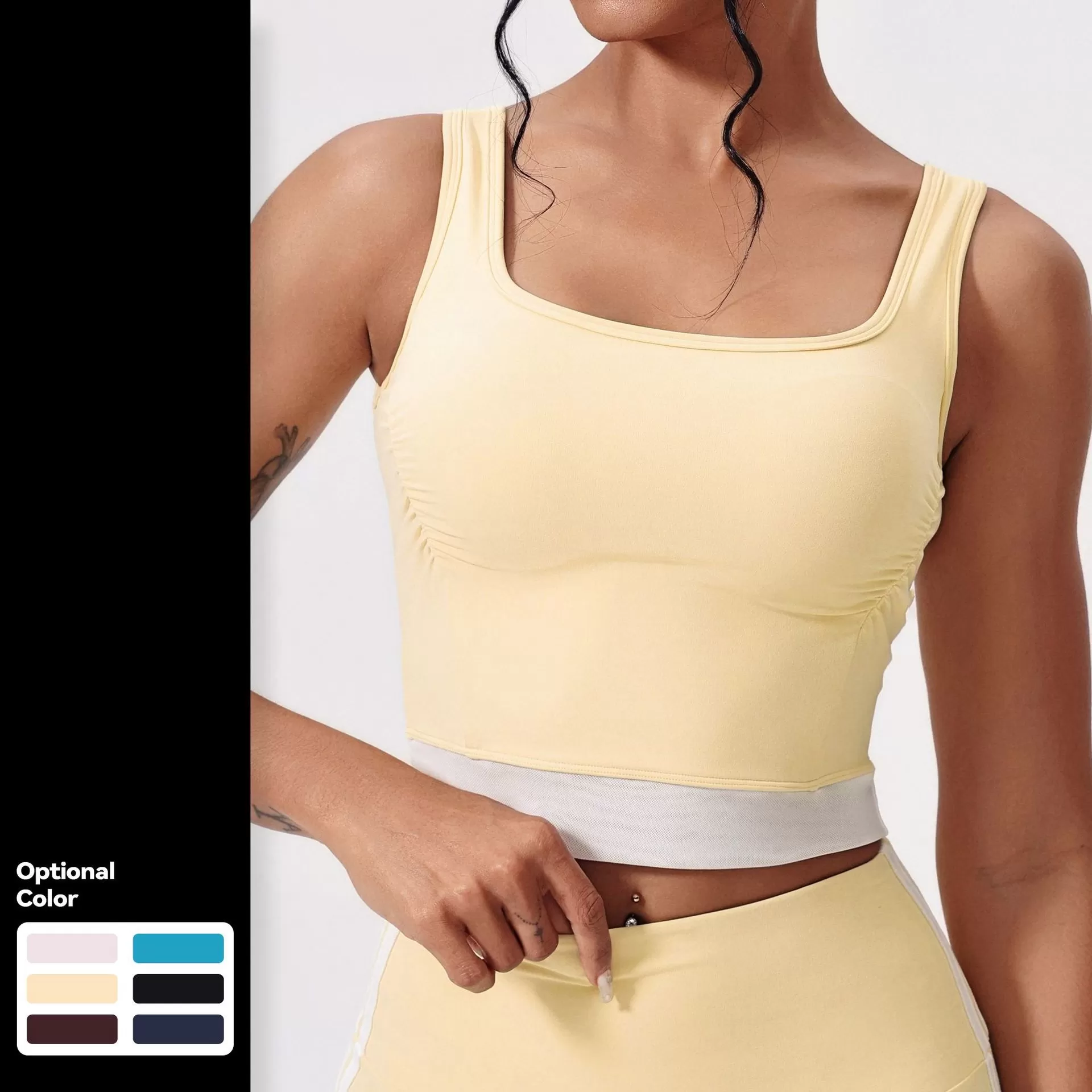 High Quality Woman Gym Workout Sports Bra FGBWX5483