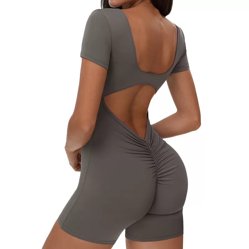 Scrunch Butt Lift One Piece Yoga Jumpsuit FGBELT3097