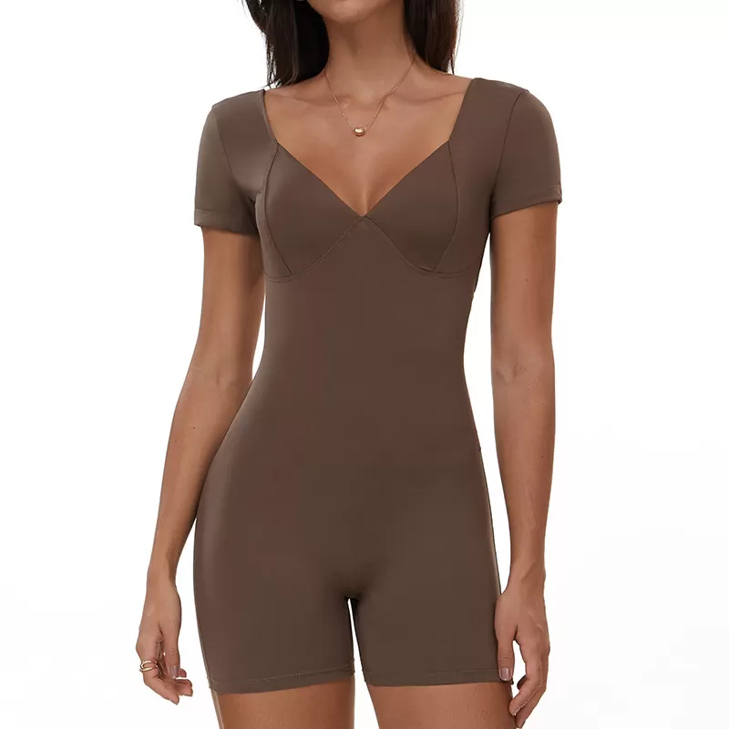 Scrunch Butt Lift One Piece Yoga Jumpsuit FGBELT3097