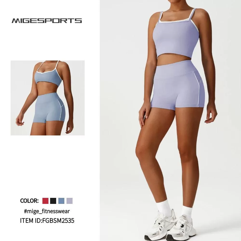 Women Lightweight Yoga Wear 5 Piece Sports Set FGBSM2535