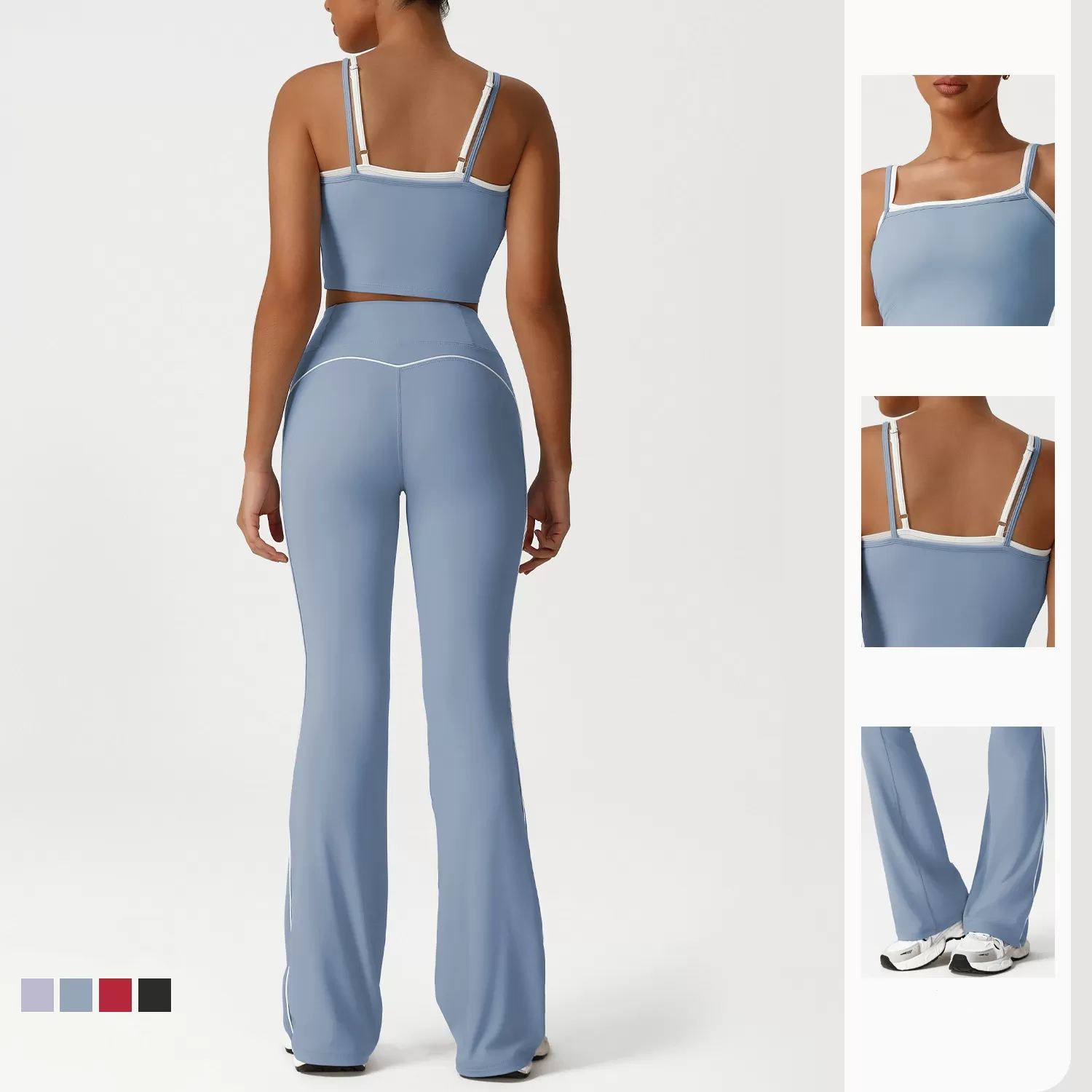 Women Lightweight Yoga Wear 5 Piece Sports Set FGBSM2535