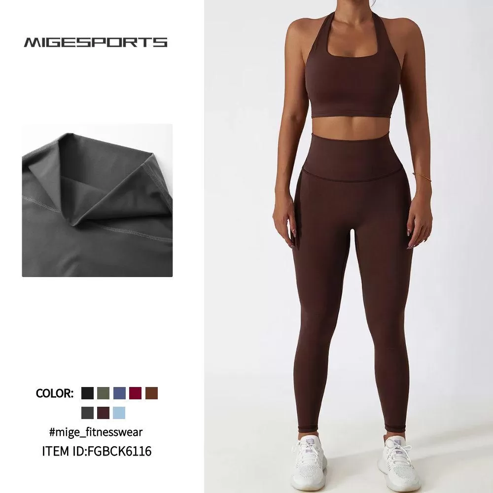 Women's Gym Wear Best High Waist Fitness Pants Yoga Leggings  FGBCK6116