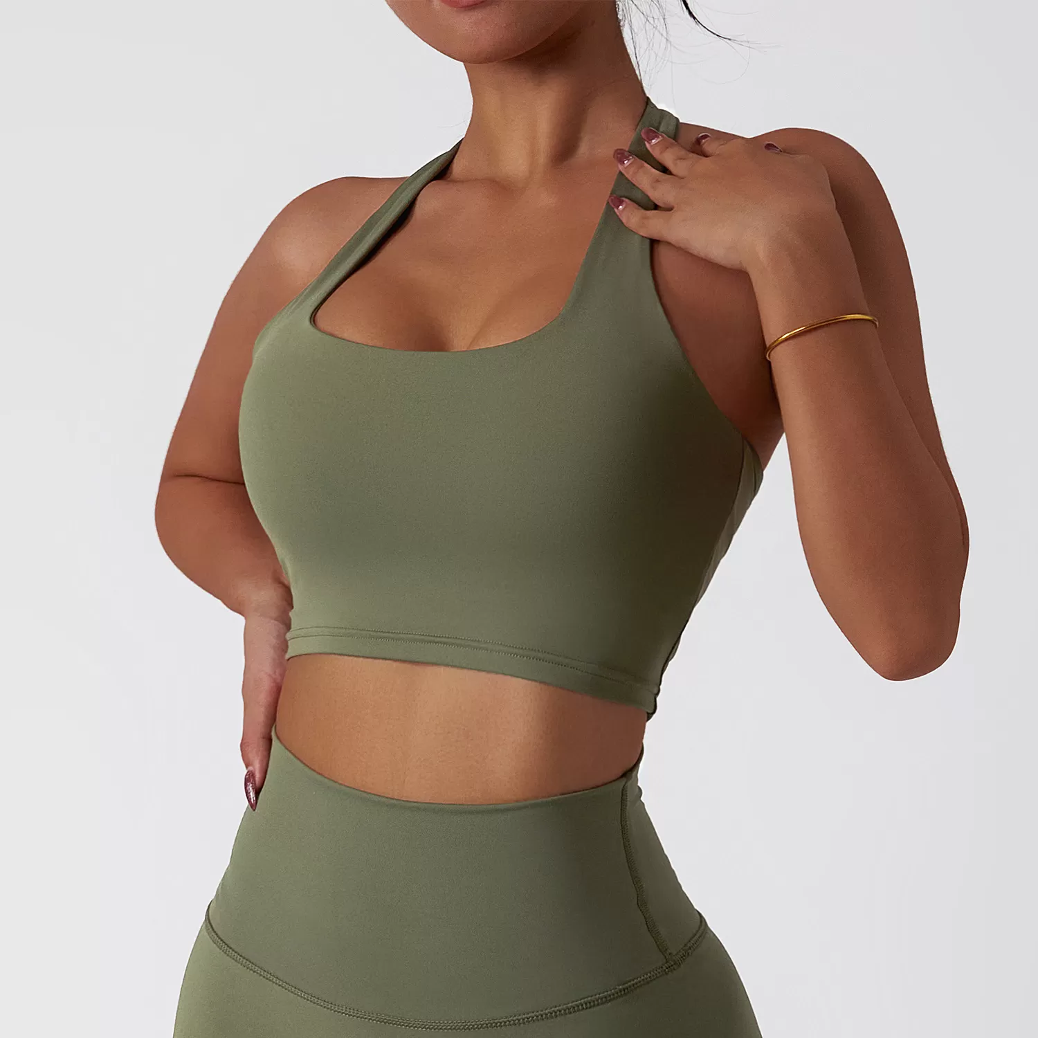 Fitness Top Shockproof Anti-sagging Sports Bra for Women FGBWX6116
