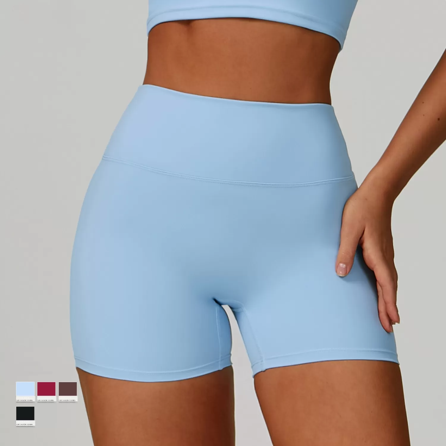 Women High Waist Fitness Yoga Shorts FGBEDK9300
