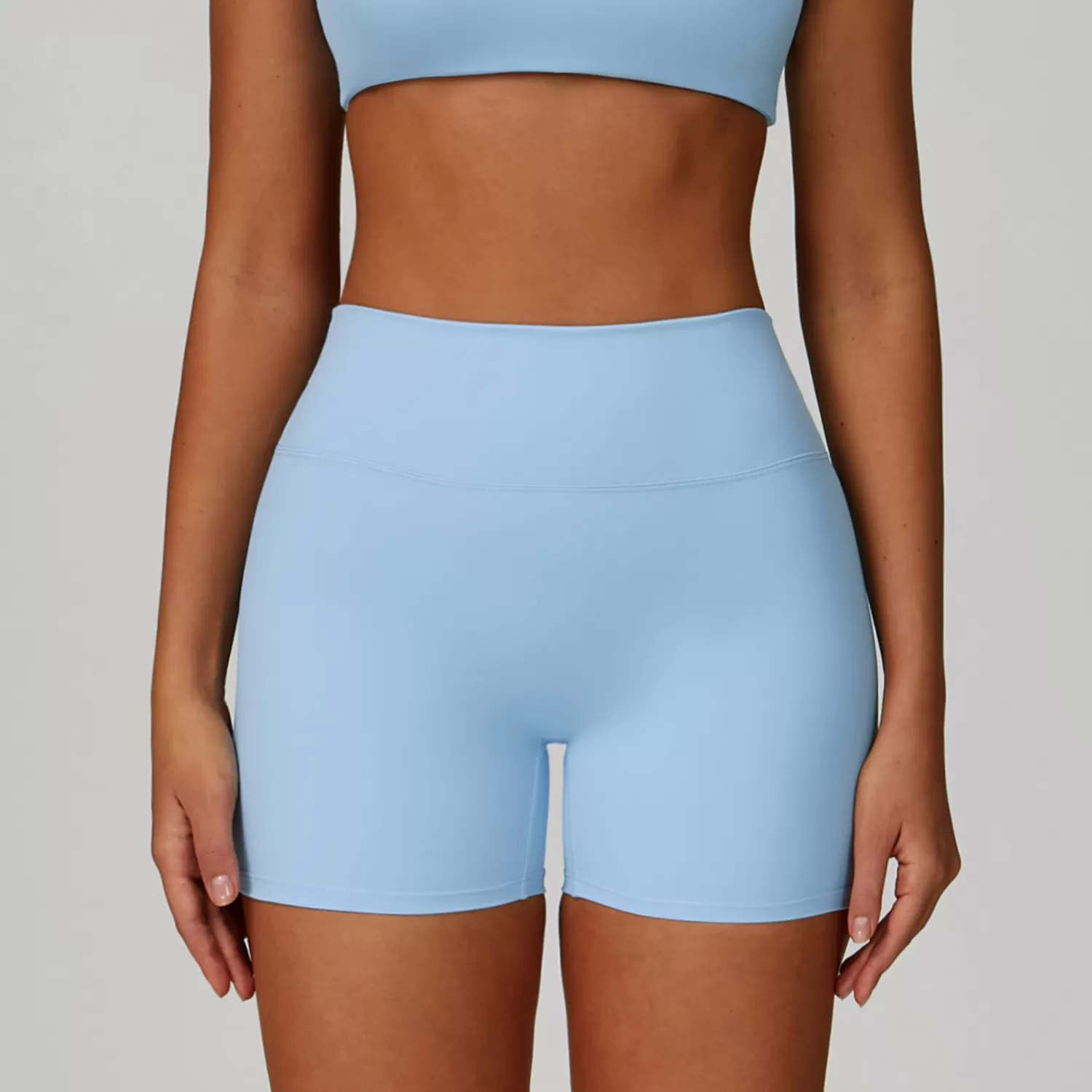 Women High Waist Fitness Yoga Shorts FGBEDK9300