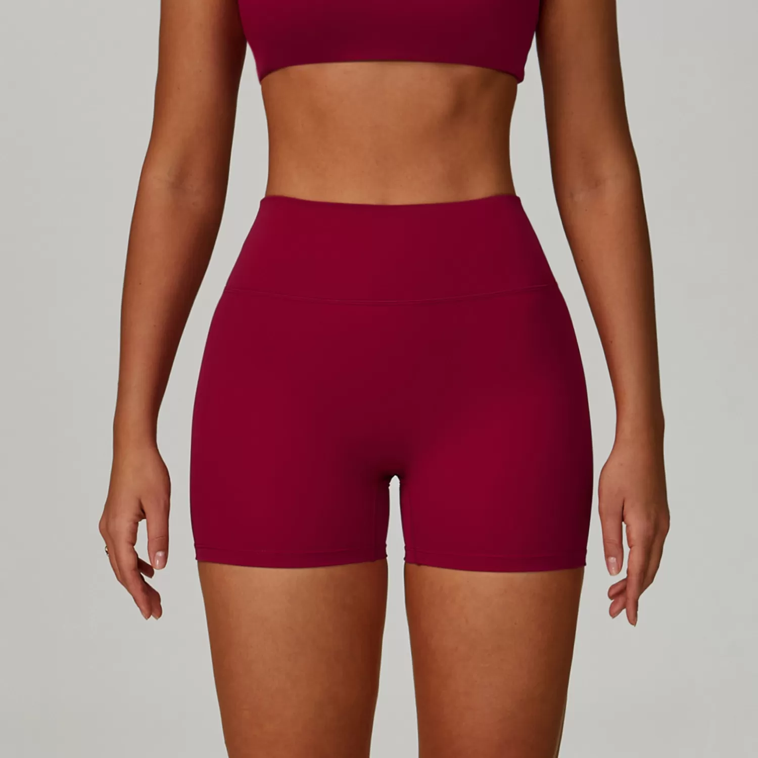 Women High Waist Fitness Yoga Shorts FGBEDK9300