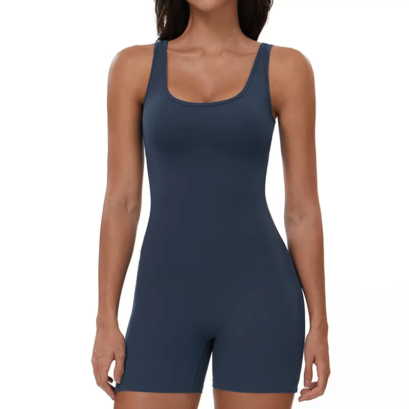 One Piece Yoga Jumpsuit Backless Shorts Sexy Jumpsuits FGBELT3108