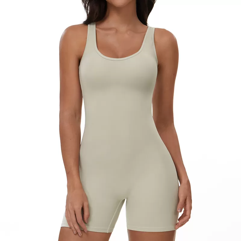 One Piece Yoga Jumpsuit Backless Shorts Sexy Jumpsuits FGBELT3108
