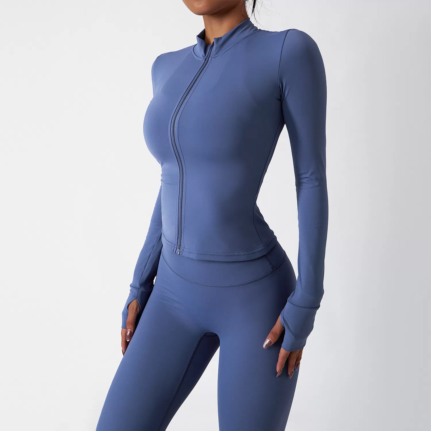Women's Activewear Jacket Sports Bra Leggings 4 Piece Set FGBTZ6116