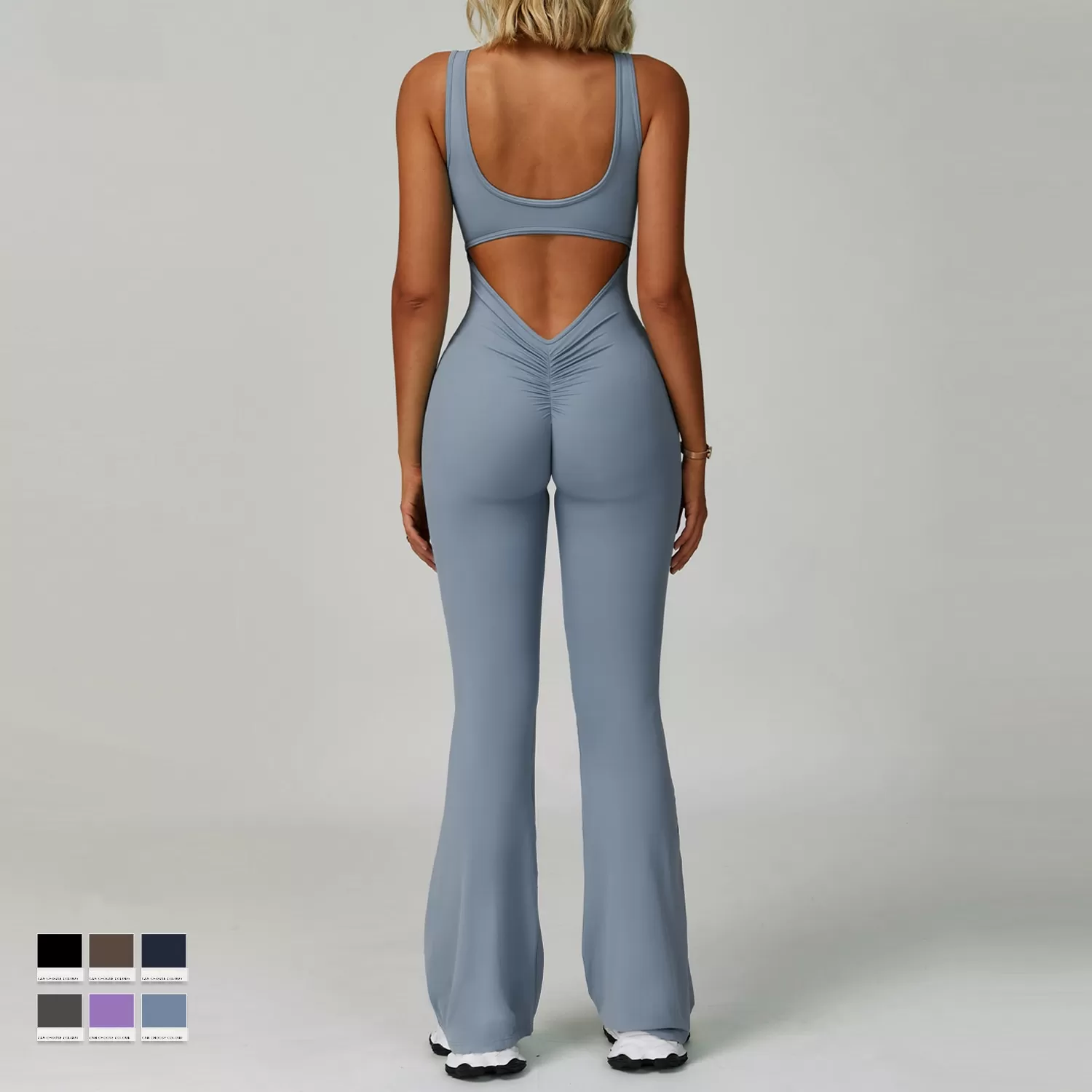 New Fashion Yoga One Piece Flare Jumpsuit FGBCLT8260