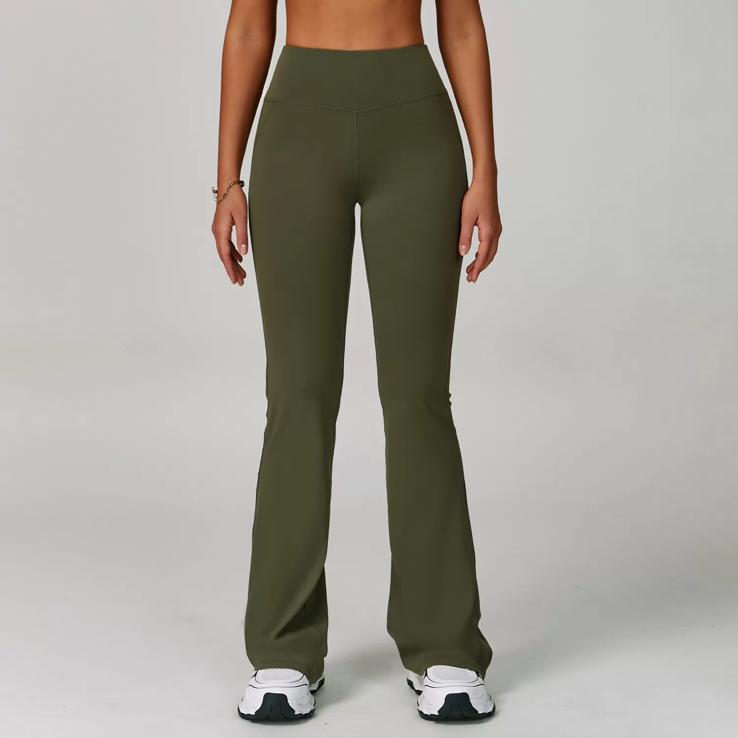 High Stretch Soft Yoga Legging for Women Elevate Bell-bottom Pants FGBECK3091-2