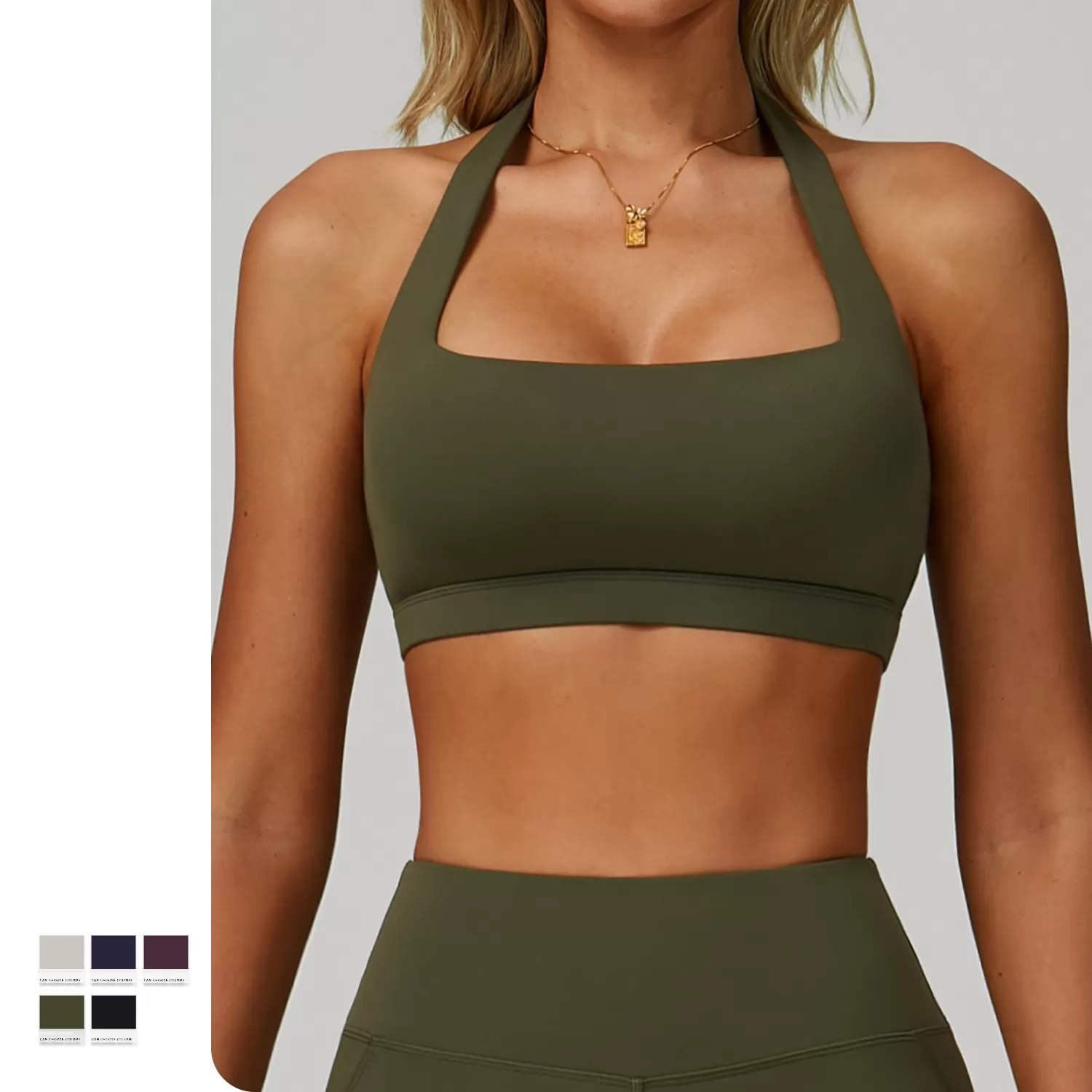 Halter Neck Summer Sexy Running Beautiful Back Yoga Bra FGBEWX3091-1