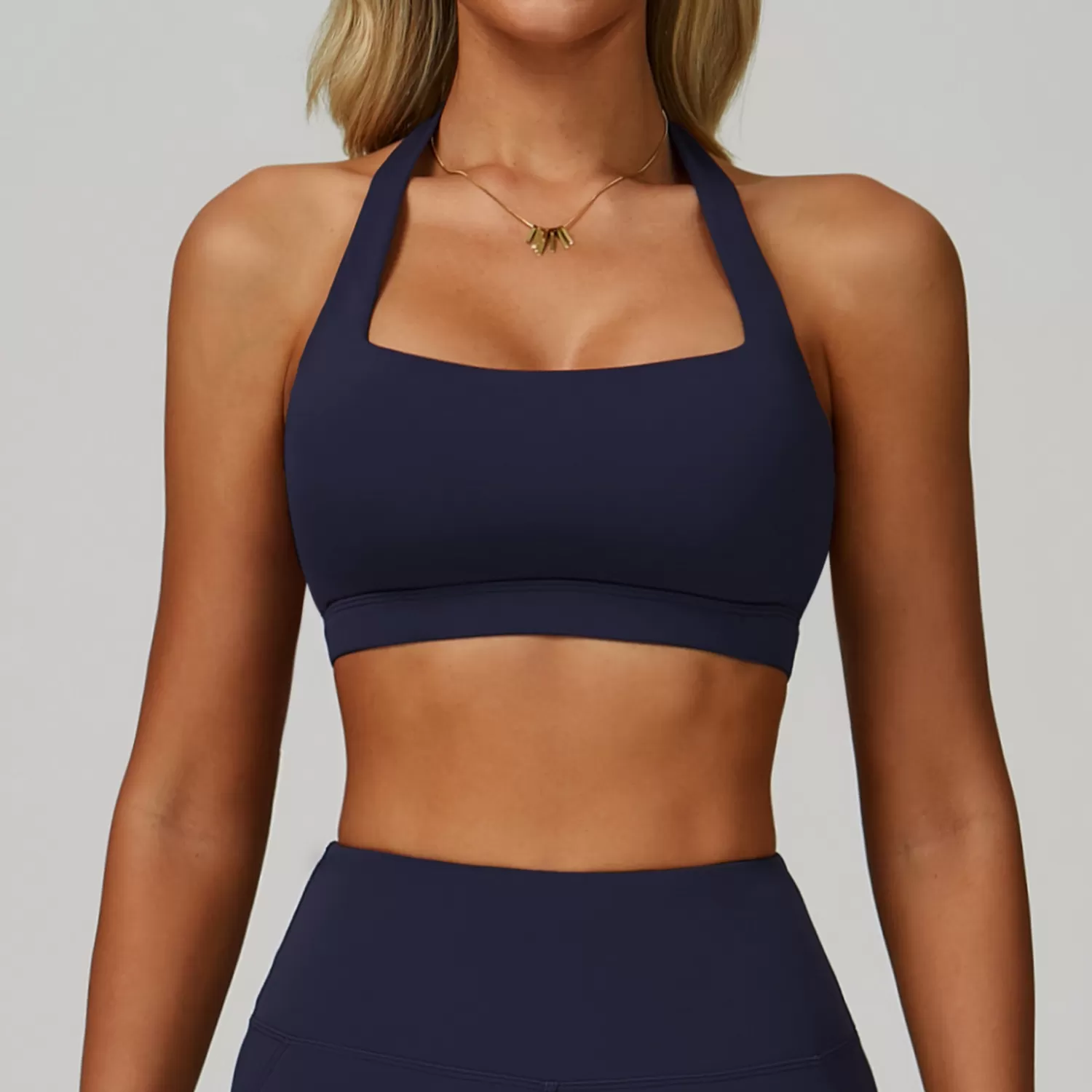 Halter Neck Summer Sexy Running Beautiful Back Yoga Bra FGBEWX3091-1
