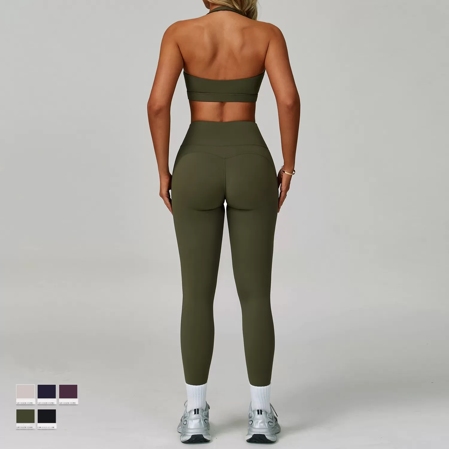 High Quality Active Wear 5 Piece Compression Fitness Yoga Set FGBTZ3091