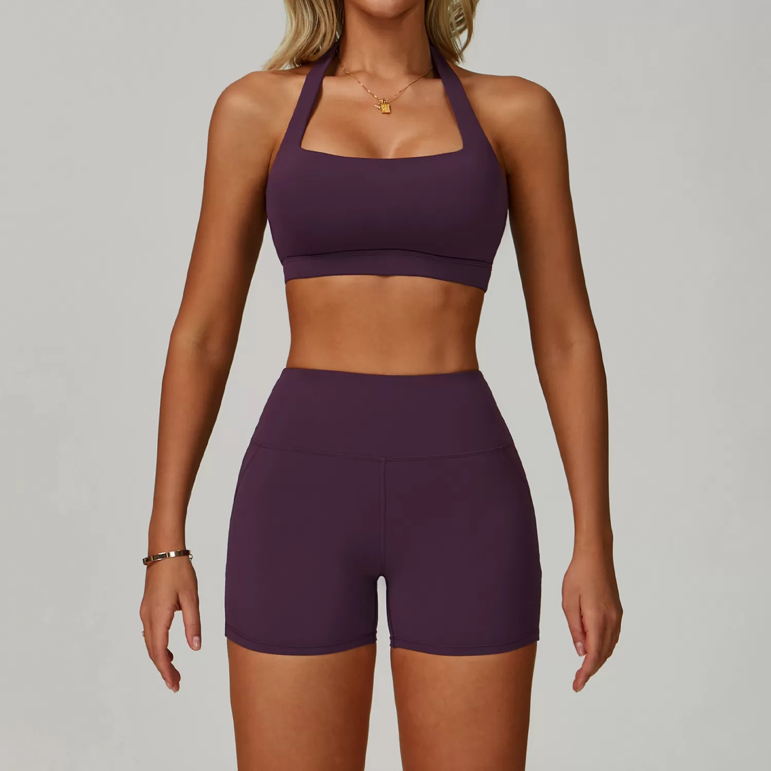 High Quality Active Wear 5 Piece Compression Fitness Yoga Set FGBTZ3091