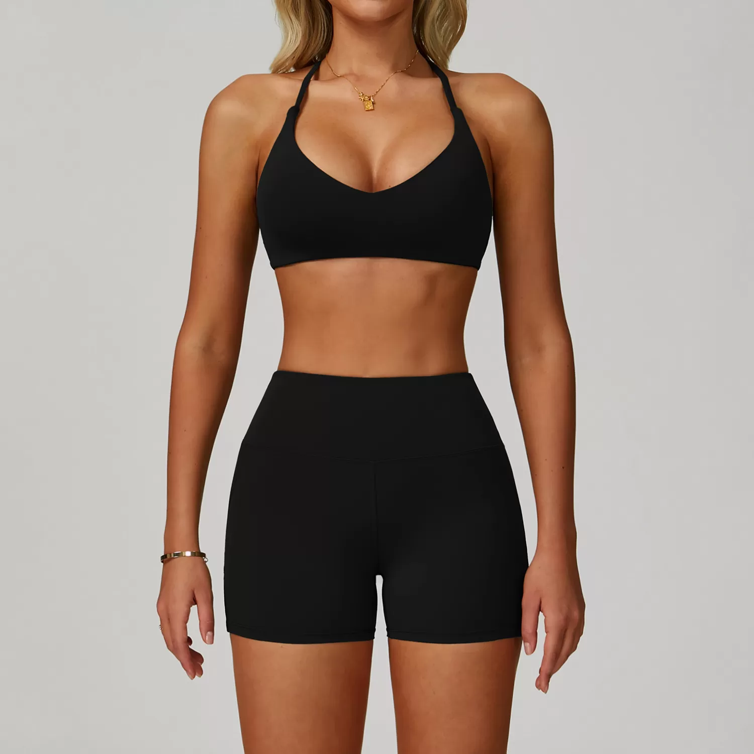 High Quality Active Wear 5 Piece Compression Fitness Yoga Set FGBTZ3091