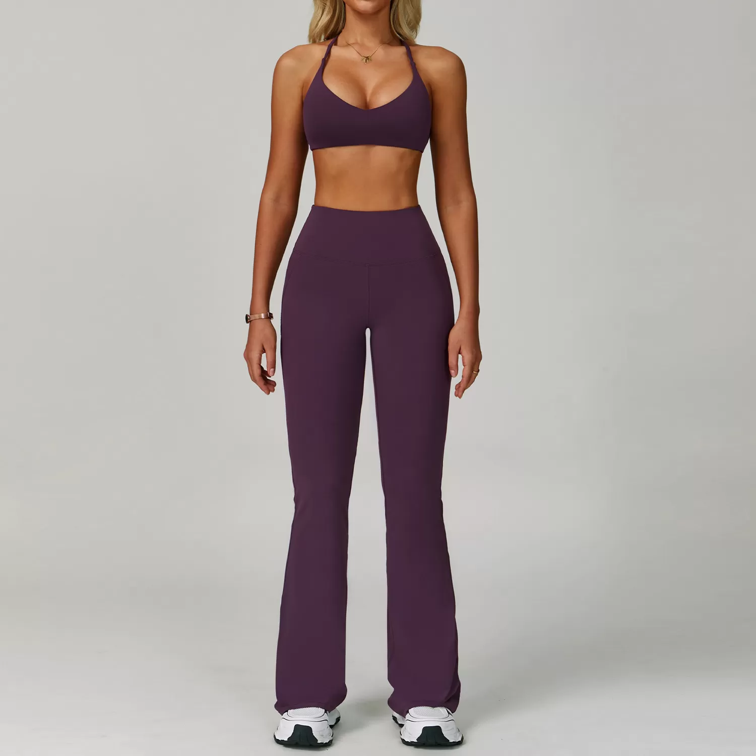 High Quality Active Wear 5 Piece Compression Fitness Yoga Set FGBTZ3091