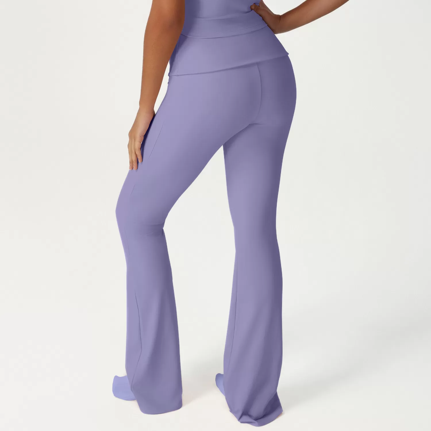 Women High Waist Slim Fit Yoga Bell-bottom Pants FGBSM2533