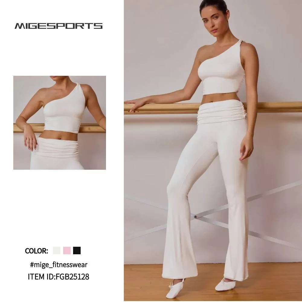 Custom 2Pcs Outfits Super Soft Fitness Sports Yoga Set FGB25128