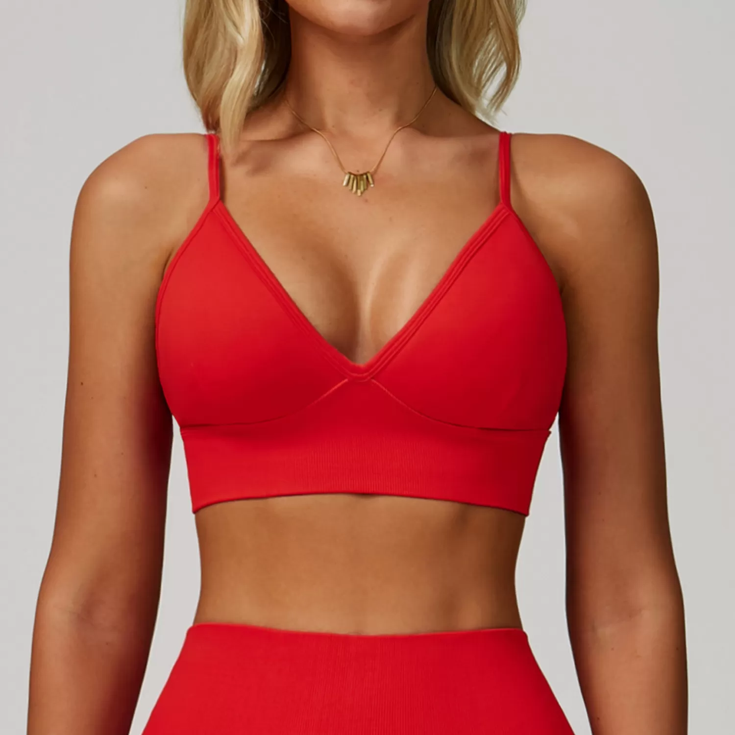 Light Seamless Soft Gym Workout Sport Yoga Bra FGBDWX7790