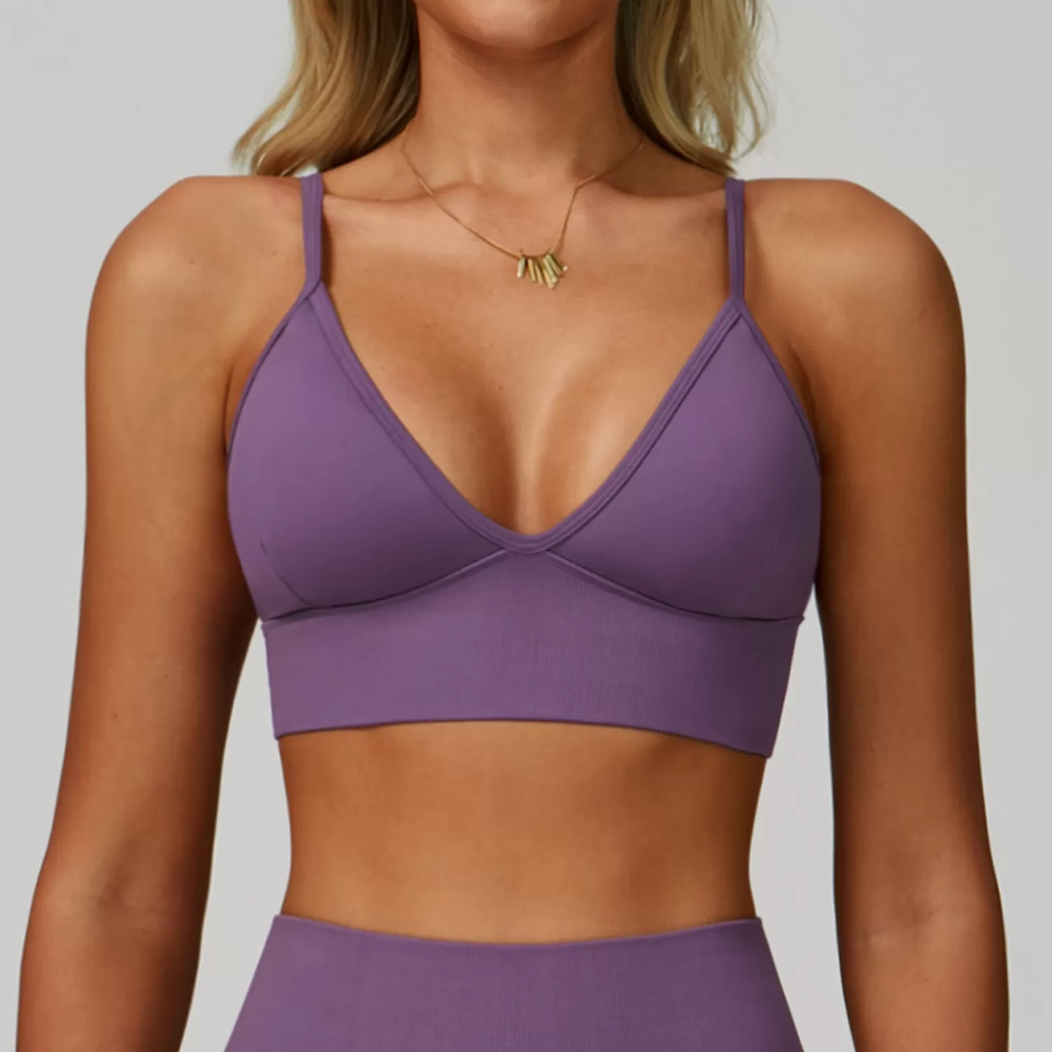 Light Seamless Soft Gym Workout Sport Yoga Bra FGBDWX7790