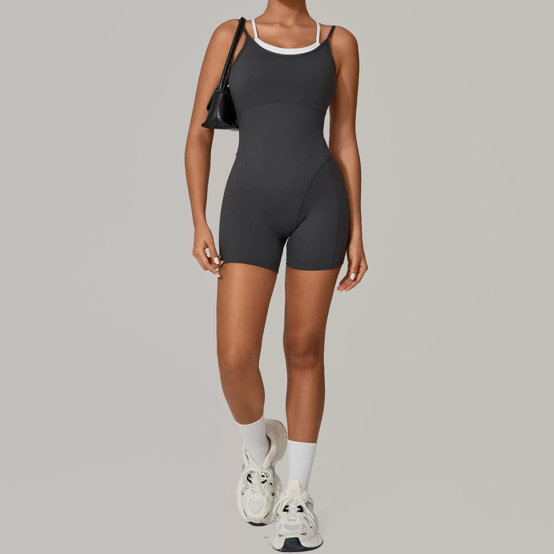 Women's Activewear One Piece Yoga Jumpsuit for Workouts FGB0627