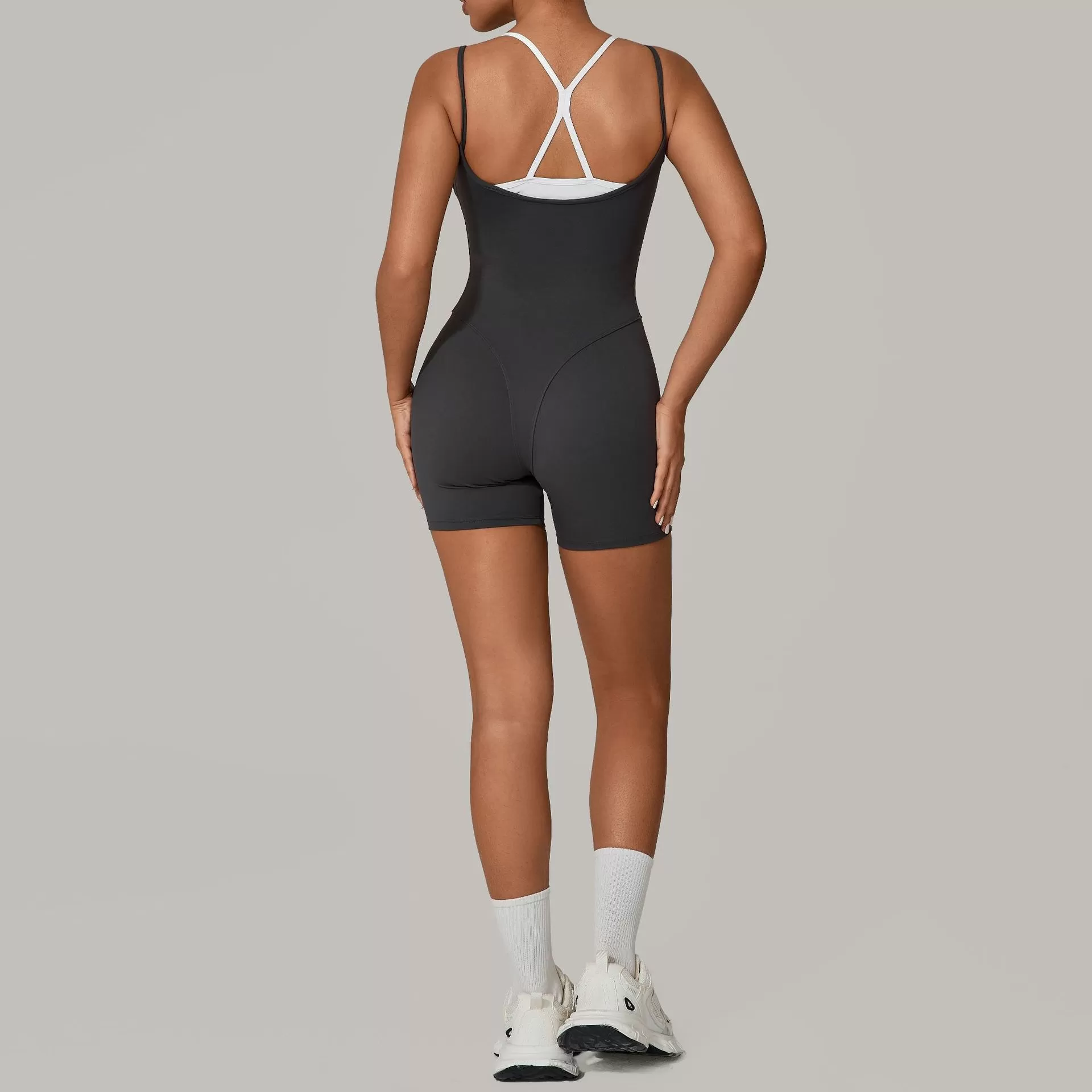 Women's Activewear One Piece Yoga Jumpsuit for Workouts FGB0627